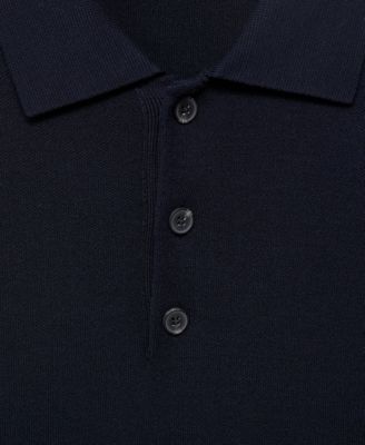 Men's Knitted Polo-Neck Sweater