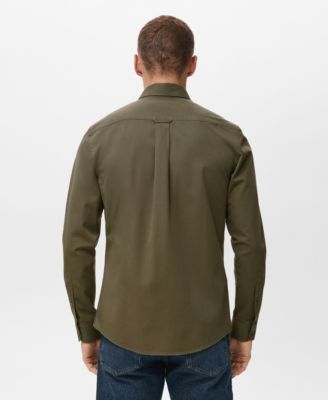 Men's Cotton Regular Fit Pocket Shirt