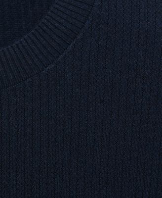 Men's Ribbed Knit T-Shirt