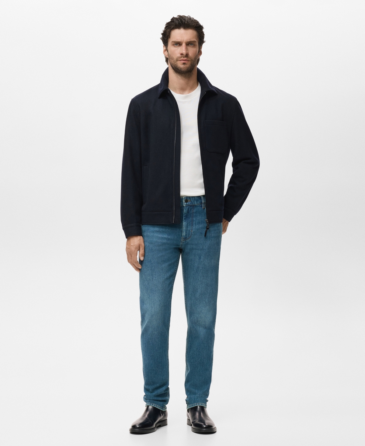 Mango Men's Slim Fit Ultra Soft Touch Patrick Jeans