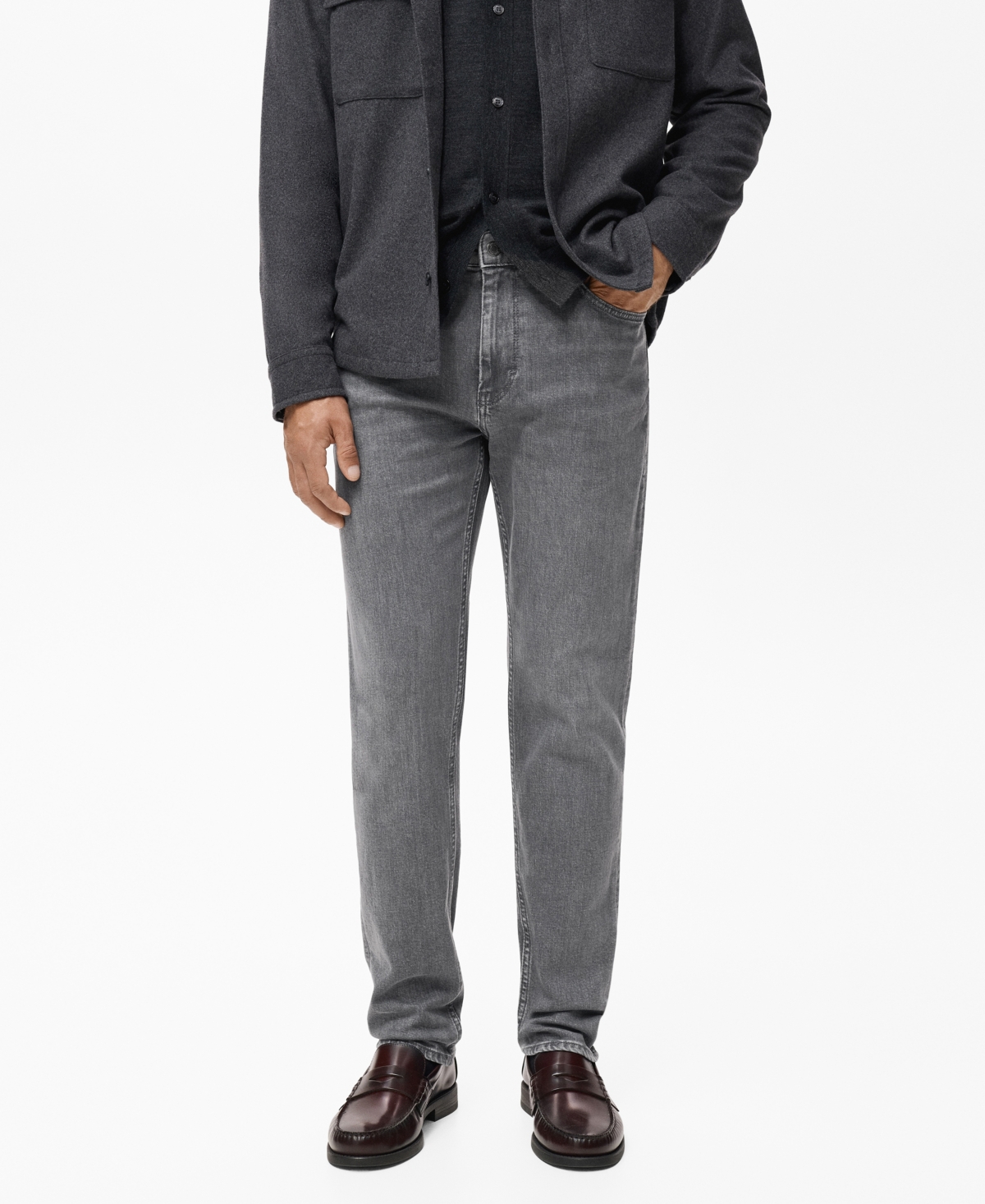 Mango Men's Slim Fit Ultra Soft Touch Patrick Jeans