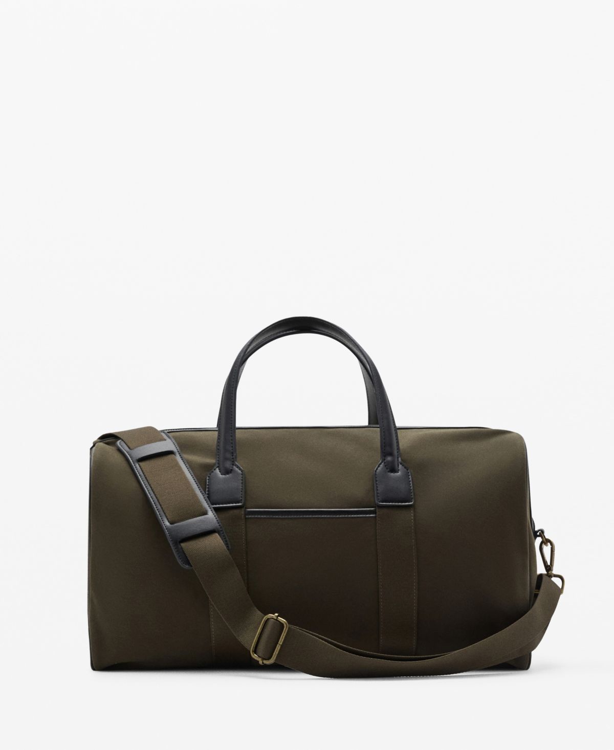 Мужская сумка для боулинга из комбинированной кожи и хлопка