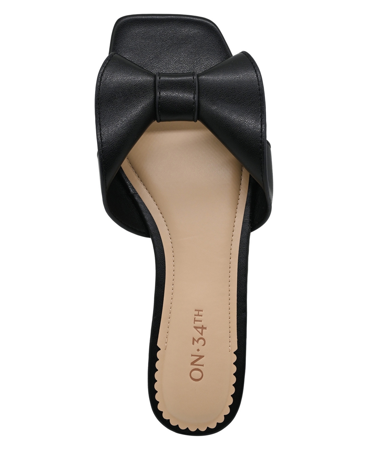On 34th Women's Pearlaa Square Toe Flat Sandals, Macy's Exclusive