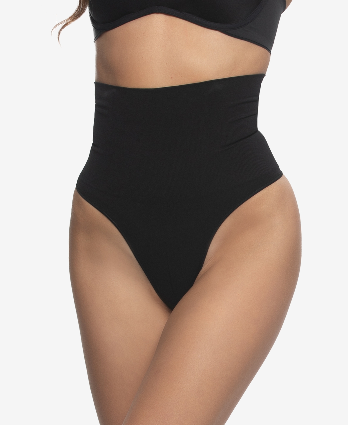 Felina Women's Bodycon Seamless Sculpting Thong Panty