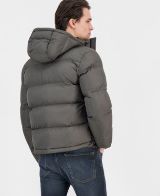 Men's Beazly2436 Slim-Fit Quilted Full-Zip Hooded Puffer Jacket