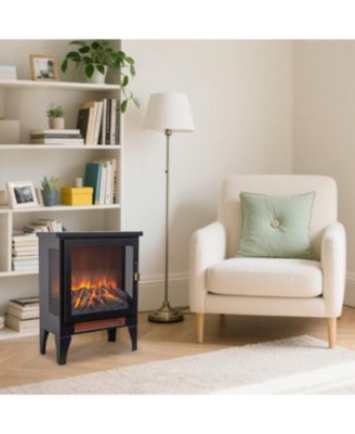 Streamdale 17 inch Freestanding Electric Fireplace Stove heater with 3D Flame effect