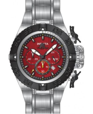 Men's 48199 Subaqua  Quartz Chronograph Red, Black Dial Watch