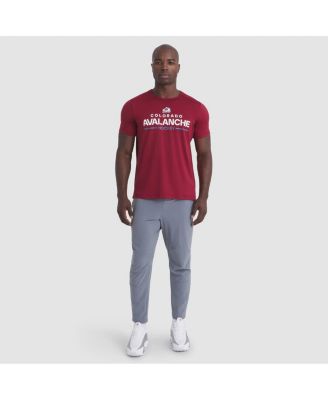 Men's Burgundy Colorado Avalanche Authentic Pro Rink Tech T-Shirt