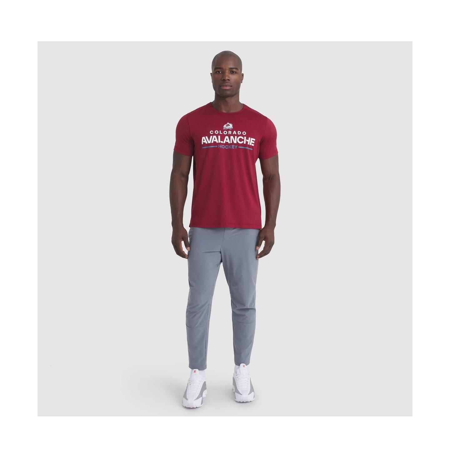 Мужская футболка Fanatics Burgundy Colorado Avalanche Authentic Pro Rink Tech — фото 3