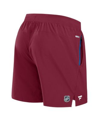 Men's Burgundy Colorado Avalanche Authentic Pro Rink Performance Shorts