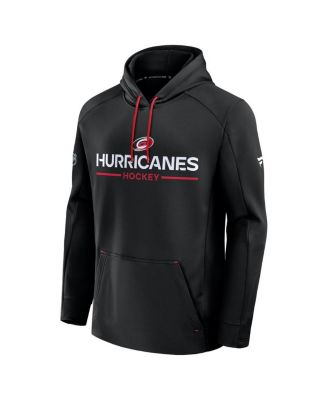 Men's Black Carolina Hurricanes Authentic Pro Rink Hoodie