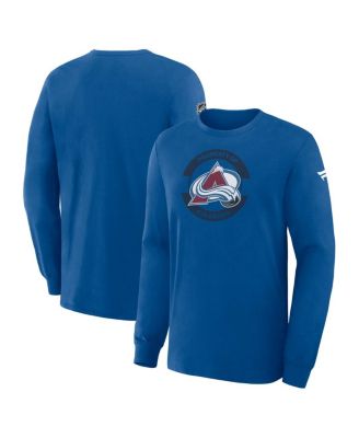 Fanatics - Men's Blue Colorado Avalanche Authentic Pro Property Of Practice Long Sleeve T-Shirt