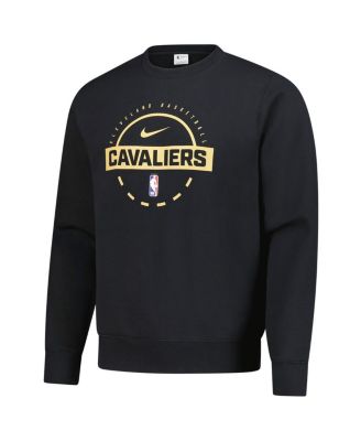Men's Black Cleveland Cavaliers 2025/26 Authentic Practice Club Sweatshirt