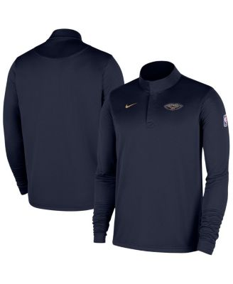 Nike - Men's Navy New Orleans Pelicans 2025/26 Authentic Coaches Quarter-Zip Dri-Fit Top