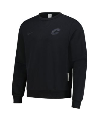 Men's Black Cleveland Cavaliers Authentic Standard Issue Travel Dri-FIT Sweatshirt