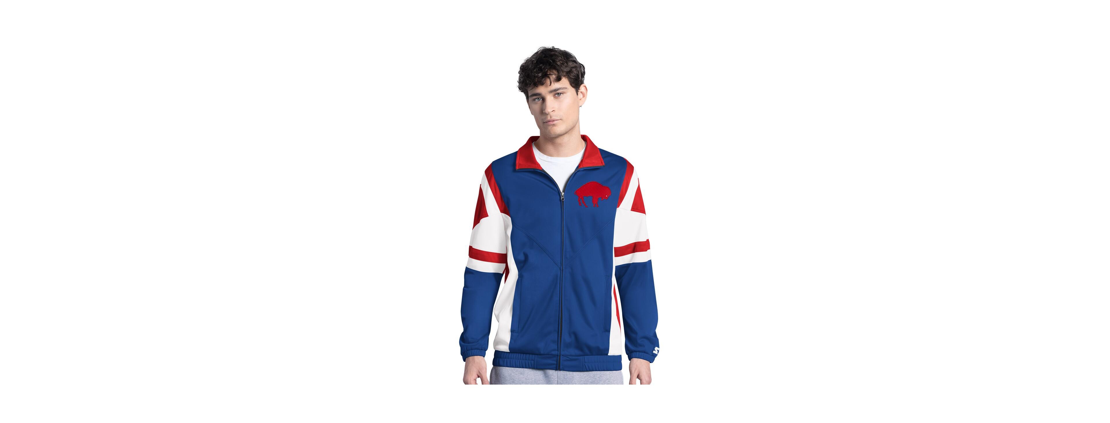 Starter Men's Royal Buffalo Bills Contender Logo Full-Zip Track Jacket