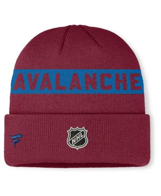 Men's Burgundy Colorado Avalanche Authentic Pro Rink Cuffed Knit Hat