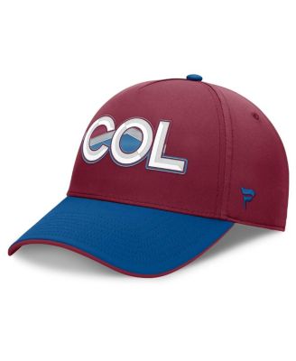 Fanatics - Men's Burgundy/Blue Colorado Avalanche Authentic Pro Rink Team Code Flex Hat