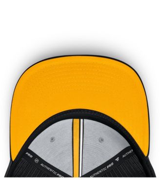Men's Black Pittsburgh Penguins Authentic Pro Home Ice Trucker Adjustable Hat