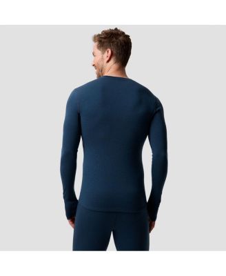 Men's Cedars RWS Merino Mid-Wt Baselayer Crew Top Midweight Long Underwear Tops