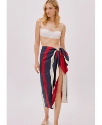 Women's Soho Linen Wrap Skirt