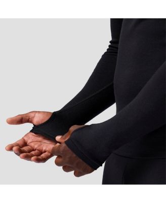 Men's Cedars RWS Merino Mid-Wt Baselayer Crew Top Midweight Long Underwear Tops