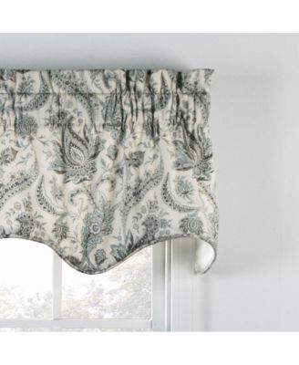 Artissimo D.Filler 3" Rod Pocket Self Cord Bottom Edge Valance for Windows 50" x 15" Mist