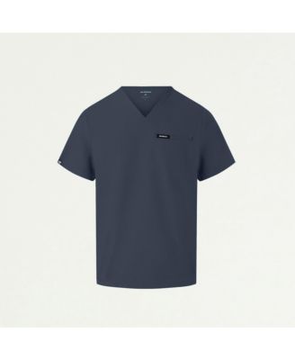 Big & Tall Plus-Size Platt 3-Pocket Classic V-Neck Scrub Top