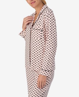 Women's 2-Piece Sleepwear Long-Sleeve Top and Pajama Pants Set
