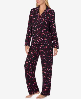Women's 2-Piece Sleepwear Long-Sleeve Top and Pajama Pants Set