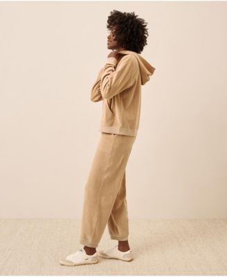 Women's Organic Cotton Velour Relaxed Jogger