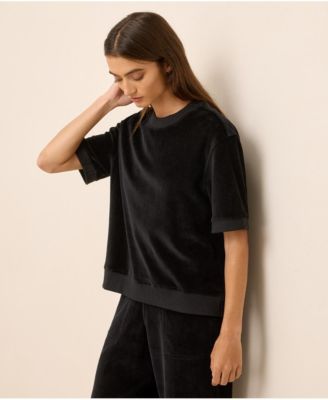 Women's Organic Cotton Velour T-Shirt