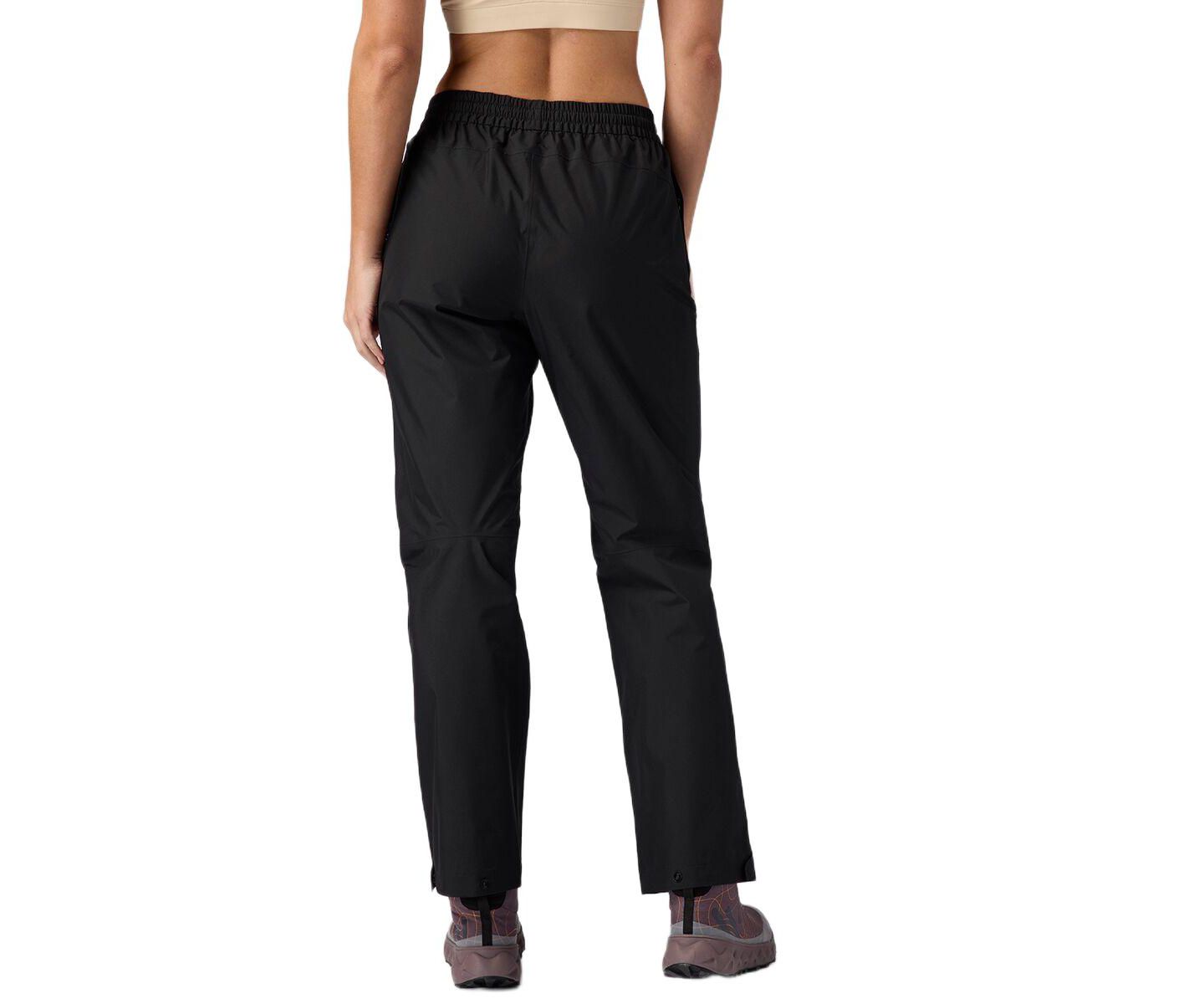 Женские брюки Backcountry BGA Kanarra 2.5L Rain Pant Rain and Wind Pants, цвет: Чёрный — фото 2