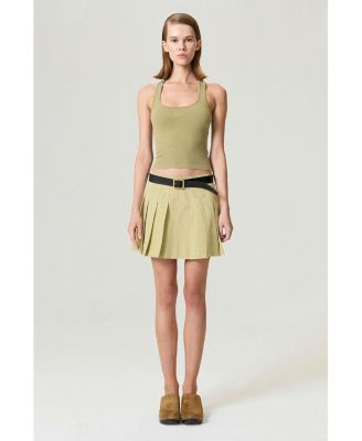 Women's Pleated Mini Skirt