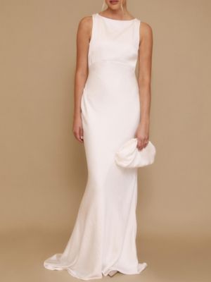 Women's Clarise Organza Open Back Maxi Dress