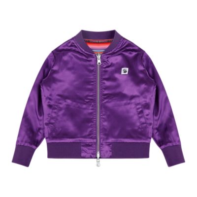 Toddler Girls Reversible Zip up Lightweight Bomber Jacket