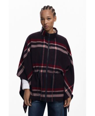 Women's Tartan poncho