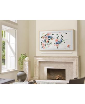 VG-SCFF75TKBZA 75" Modern Teak Customizable Bezel Frame Accessory