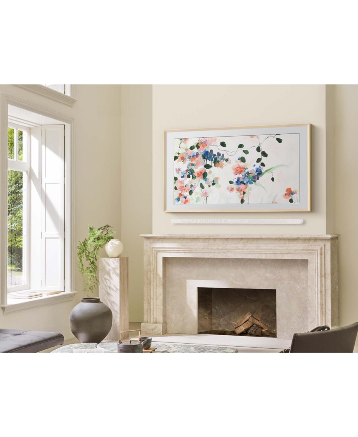 Samsung Vg-SCFF75TKBZA 75" Modern Teak Customizable Bezel Frame Accessory