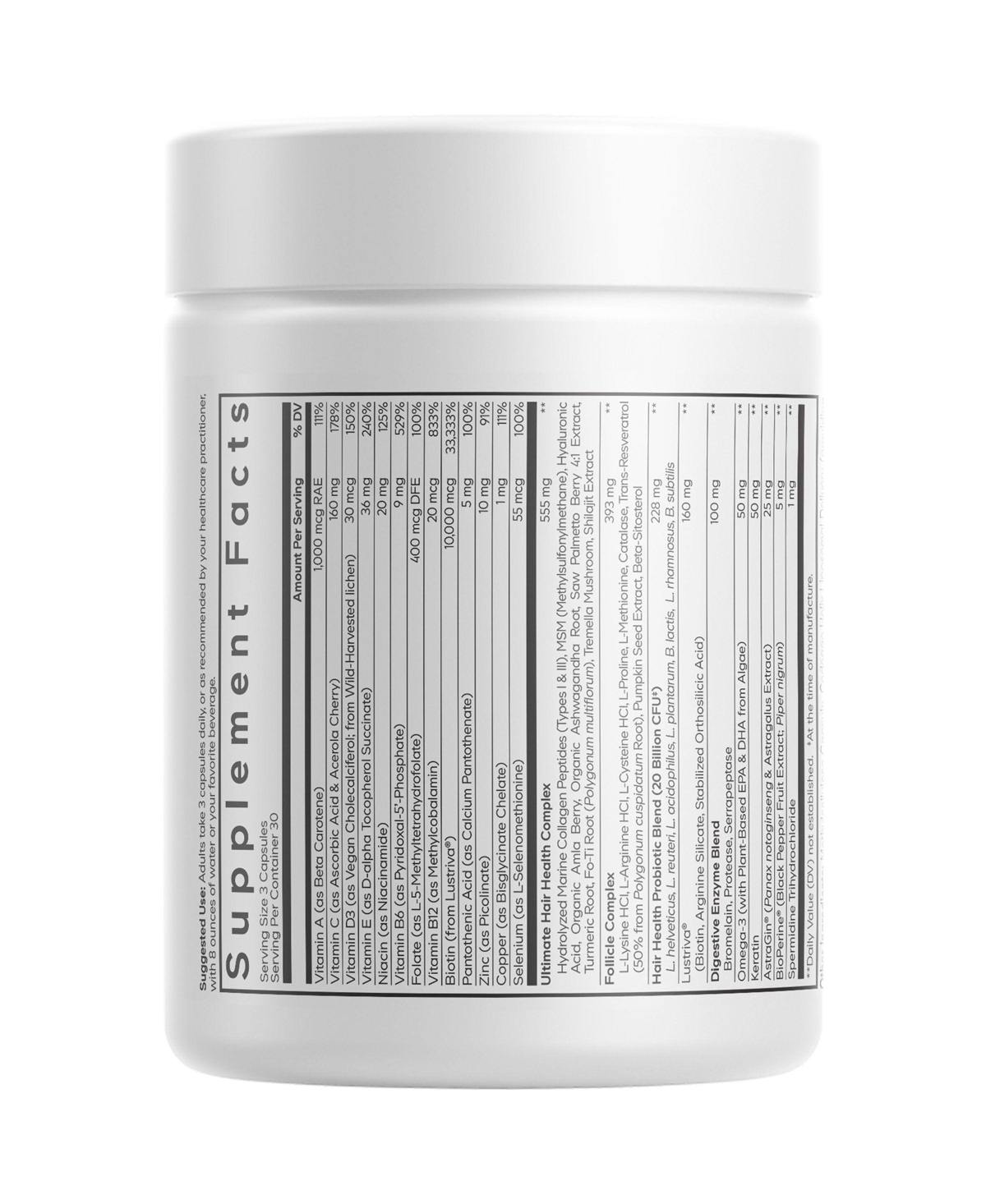 Codeage Hair Vitamins Platinum
