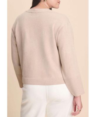 Women's Wide Sleeve Cardigan With Pockets