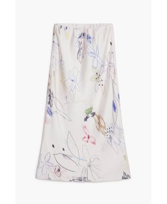 Women's Long skirt with strokes