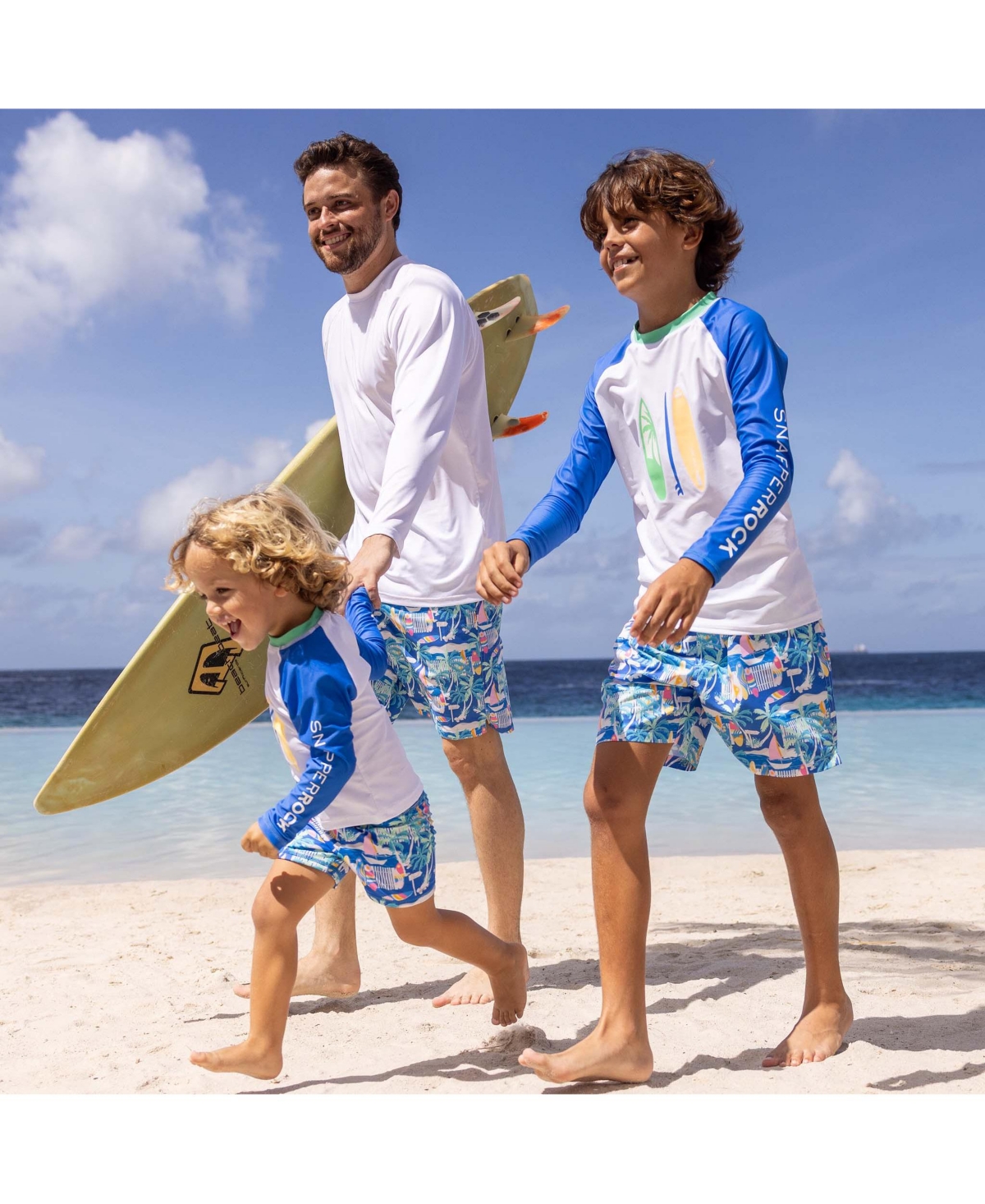 Snapper Rock Little Boys Breakwater Beach Ls Set