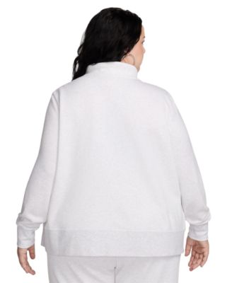 Plus Size Active Sportswear Club 1/2-Zip Fleece Sweatshirt