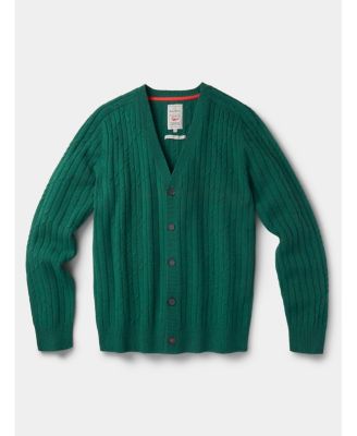 Men's Leonard Wool Cable Sweater Cardigan