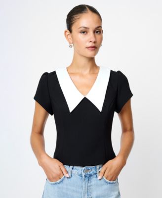 French Connection - Women's Azra Short-Sleeve Top