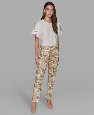 Women's Printed Ankle Pants
