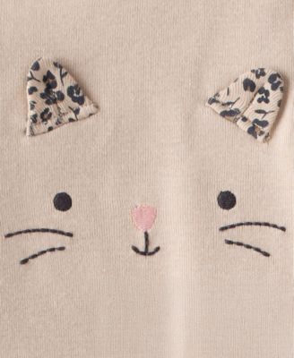 Baby Girls' Printed Bodysuit, Long-Sleeve Bodysuit and Pants, 3-Piece Set