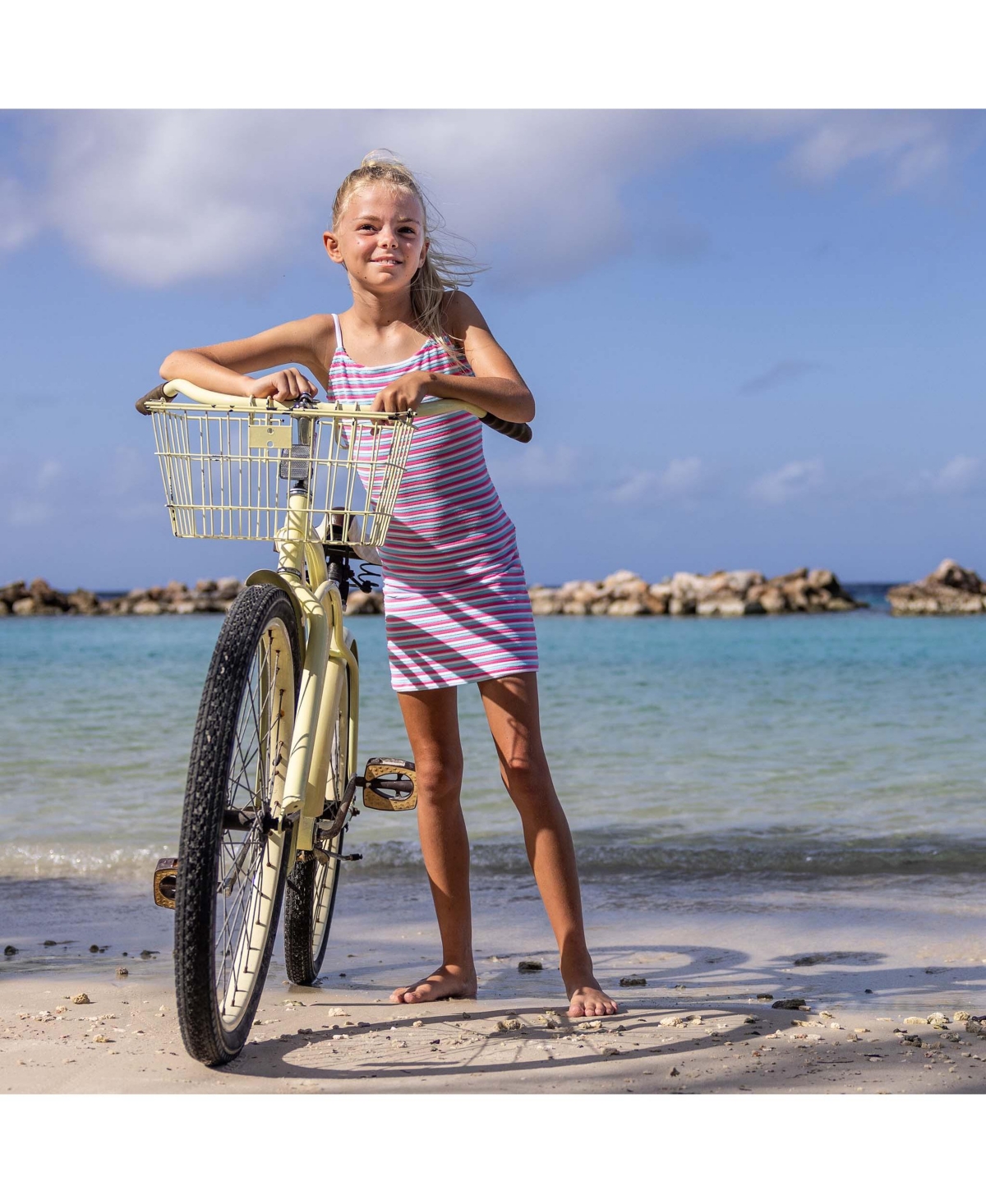 Snapper Rock Big Girls 4-16 Sorbet Stripe Teen Cami Dress