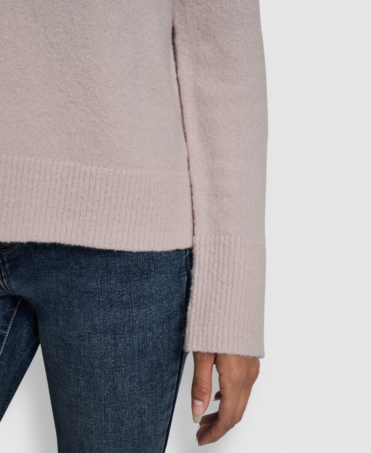 Dkny Jeans Women's Crewneck Long-Sleeve Sweater